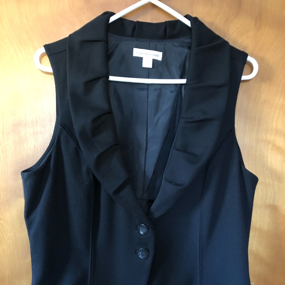 Black Cocktail Vest